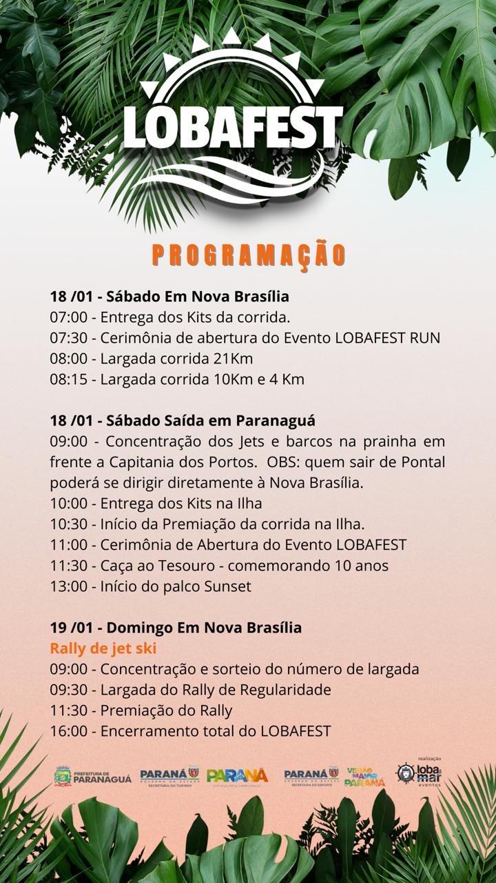 LobaFest Run acontece neste final de semana na Ilha do Mel (PR)